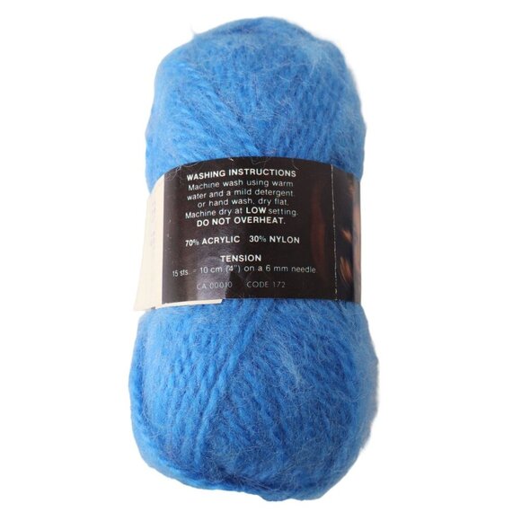 Vintage Acrylic & Wool Shetland Style Chunky Yarn Bundle Yarn Destash Acrylic Wo - Picture 9 of 9